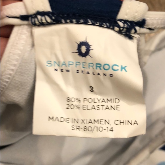 Snapper rock Cute Navy & White Polka Dot One-Piece Swimsuit nwot 3 💦 ☀️ - Picture 5 of 5